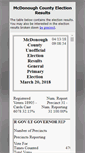 Mobile Screenshot of mcdonoughelections.com