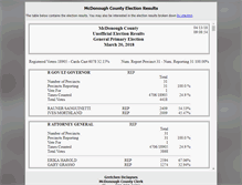 Tablet Screenshot of mcdonoughelections.com